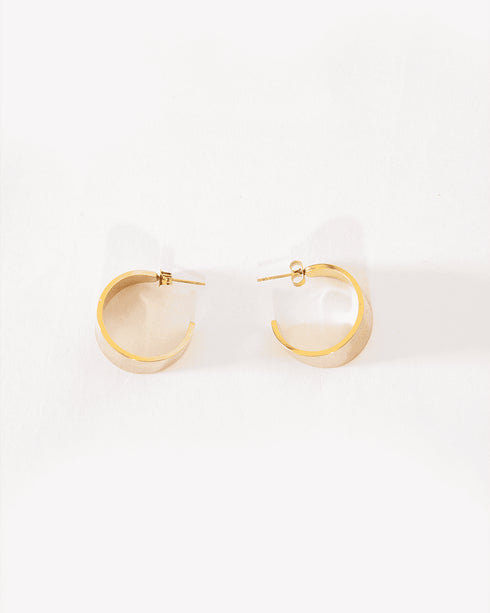 RIBBON FLAT HOOPS